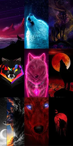 Wolf Wallpaper HD ডাউনলোড করুন – সেরা নেকড়ে ওয়ালপেপার ফ্রি - Screenshot 1