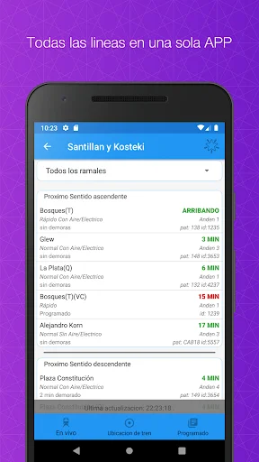 Transporte YA ডাউনলোড করুন – ট্রেন, বাস ও সাবওয়ে লাইভ আপডেট - Screenshot 22