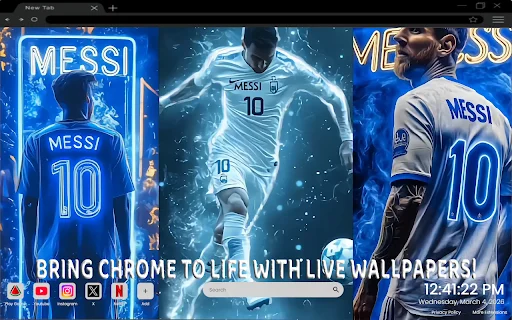 Messi Live Wallpaper ডাউনলোড করুন – সেরা ফুটবল থিম - Screenshot 2