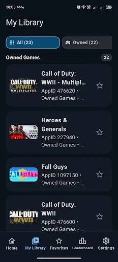 Steam Database – Stats & DB ডাউনলোড করুন – মোবাইল গেমারদের সেরা টুল - Screenshot 2
