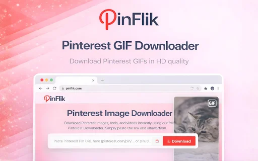 PinFlik – Pinterest থেকে ভিডিও, ইমেজ ও GIF ডাউনলোড করুন - Screenshot 4