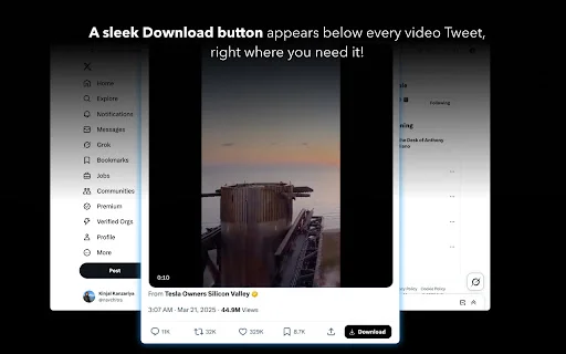 Twitter Video Downloader – Tweeload – টুইটার ভিডিও ডাউনলোড করুন - Screenshot 1