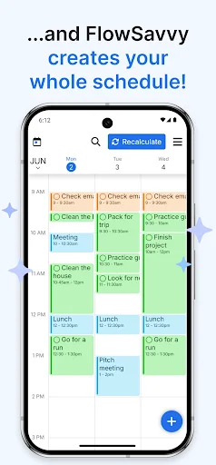 FlowSavvy ডাউনলোড করুন – AI ভিত্তিক স্মার্ট টাইম ব্লকিং ও শিডিউলার - Screenshot 3
