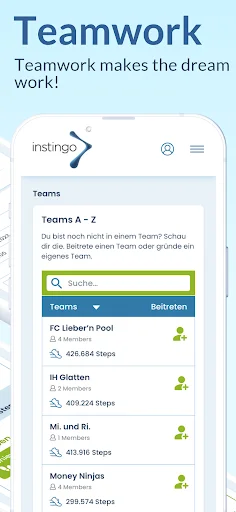 instingo ডাউনলোড করুন – অফিসের জন্য সেরা স্টেপ চ্যালেঞ্জ অ্যাপ - Screenshot 3
