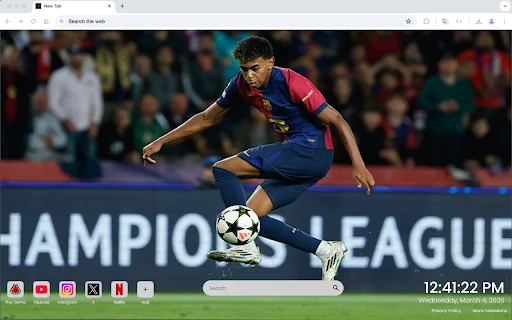 Lamine Yamal Iconic Ball Control Wallpaper – ডাউনলোড করুন - Screenshot 3