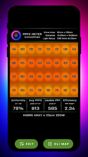 PPFD Meter ডাউনলোড করুন – সেরা গ্রো লাইট পরিমাপক অ্যাপ - Screenshot 3