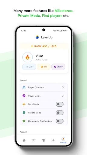 LevelUp ডাউনলোড করুন – আপনার জীবনকে গেমের মতো উন্নত করুন - Screenshot 7