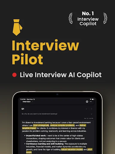 Interview Pilot – AI Copilot ডাউনলোড করুন – সেরা এআই ইন্টারভিউ সহকারী - Screenshot 6