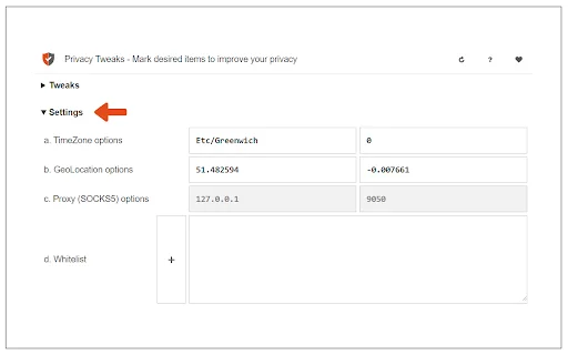 Privacy Tweaks ডাউনলোড করুন – অনলাইনে আপনার গোপনীয়তা সুরক্ষিত রাখুন - Screenshot 2