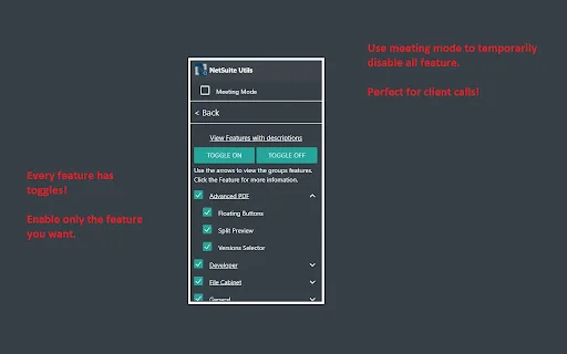 NetSuite Utils ডাউনলোড করুন – সেরা NetSuite প্রোডাক্টিভিটি টুল - Screenshot 5