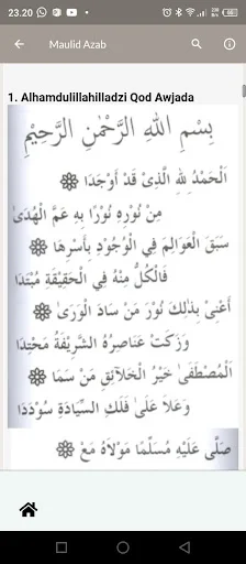 Rawi Maulid Nabi Offline ডাউনলোড করুন – সম্পূর্ণ সালাওয়াত বই - Screenshot 2