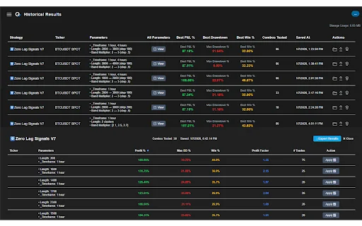 TradingView Strategy Optimizer ডাউনলোড করুন – দ্রুত ব্যাকটেস্ট ও অটোমেশন - Screenshot 3