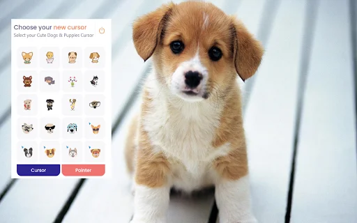 Puppies & Dogs Cursor ডাউনলোড করুন – কিউট কার্সার থিম - Screenshot 1