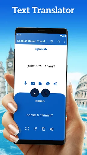 Spanish Italian Translator ডাউনলোড করুন – সেরা অনুবাদ অ্যাপ - Screenshot 1