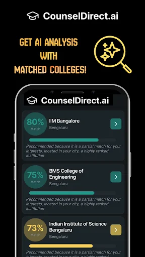 CounselDirect.ai ডাউনলোড করুন – এআই ভিত্তিক ক্যারিয়ার কাউন্সিলিং - Screenshot 3