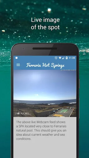 Ferraria Hot Springs অ্যাপ ডাউনলোড করুন – ভ্রমণের সেরা সময় জানুন - Screenshot 2
