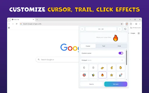 Custom Cursor Effects Customizer ডাউনলোড করুন – সেরা কার্সার স্টাইল - Screenshot 2
