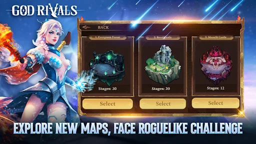 God Rivals: RPG Roguelike ডাউনলোড করুন – ডার্ক ফ্যান্টাসি অ্যাকশন গেম - Screenshot 4