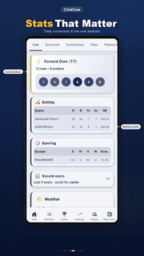 Live Cricket Score TV HD & IPL ডাউনলোড করুন – দ্রুততম ক্রিকেট স্কোর - Screenshot 5