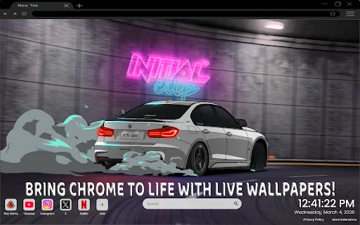 BMW F30 Drifting Live Wallpaper ডাউনলোড করুন – সেরা কার থিম - Screenshot 2