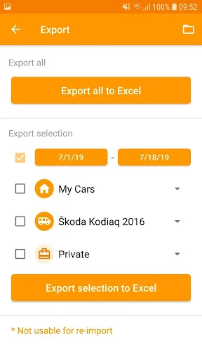 Easy Car Logbook ডাউনলোড করুন – সেরা মাইলেজ ট্র্যাকার অ্যাপ - Screenshot 8