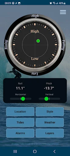 Analog Tide Clock ডাউনলোড করুন – জোয়ার-ভাটার আপডেট ও লাইভ ওয়ালপেপার - Screenshot 4