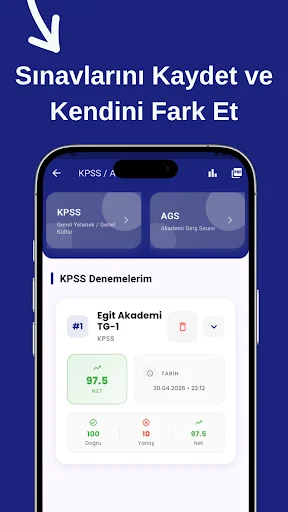 KPSS YKS AGS Sınav Takip 2026 ডাউনলোড করুন – সেরা পরীক্ষার প্রস্তুতি - Screenshot 7