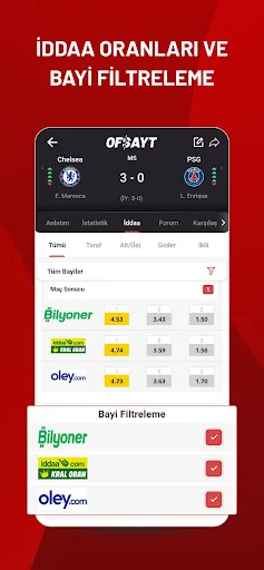 Ofsayt Canlı Skor ডাউনলোড করুন – দ্রুত লাইভ স্পোর্টস আপডেট - Screenshot 5