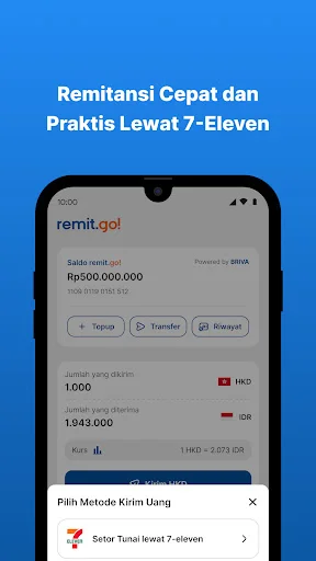 remit.go! ডাউনলোড করুন – দ্রুত এবং নিরাপদ মানি ট্রান্সফার অ্যাপ - Screenshot 2