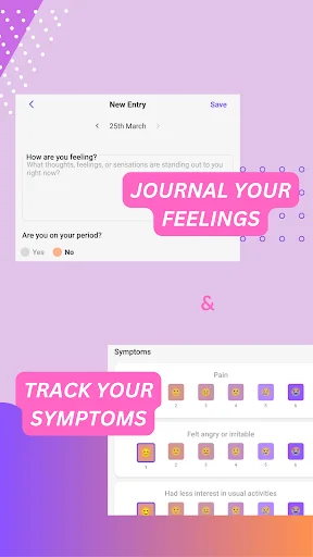 PMDD & PMS Tracker: HealCycle ডাউনলোড করুন – পিরিয়ড ও লক্ষণ ট্র্যাকার - Screenshot 18