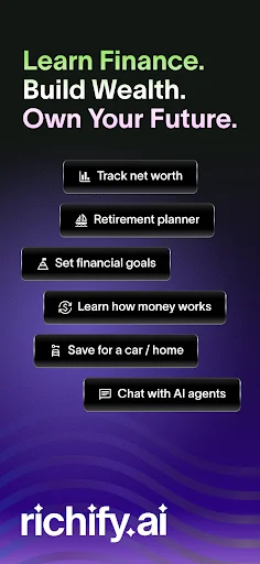 Richify : AI Wealth Tracker ডাউনলোড করুন – ব্যক্তিগত সম্পদ ট্র্যাকার - Screenshot 1