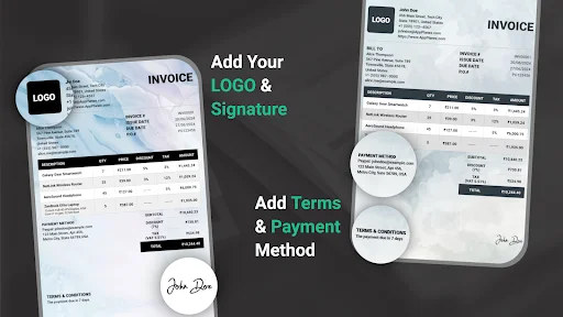 Invoice Maker ডাউনলোড করুন – দ্রুত এবং সহজ ইনভয়েস ও এস্টিমেট অ্যাপ - Screenshot 6