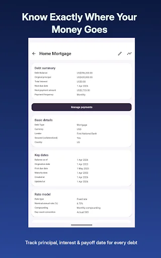 Debt Tracker Master ডাউনলোড করুন – দ্রুত ঋণমুক্ত হওয়ার উপায় - Screenshot 6
