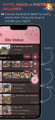 SiteReport ডাউনলোড করুন – প্রফেশনাল সাইট অডিট ও ডেইলি লগ - Screenshot 2