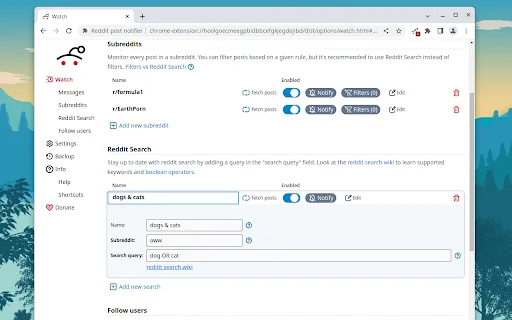 Reddit Post Notifier ডাউনলোড করুন – রিয়েল-টাইম আপডেট ও অ্যালার্ট - Screenshot 3