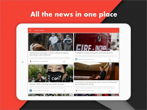 Canada News Live TV & Papers Download – সেরা কানাডিয়ান সংবাদ অ্যাপ - Screenshot 10