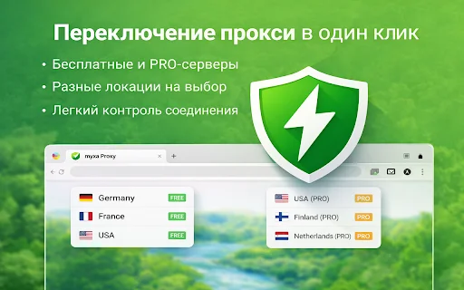 Myxa VPN ডাউনলোড করুন – দ্রুত এবং নিরাপদ SOCKS5 প্রক্সি ব্রাউজার এক্সটেনশন - Screenshot 1