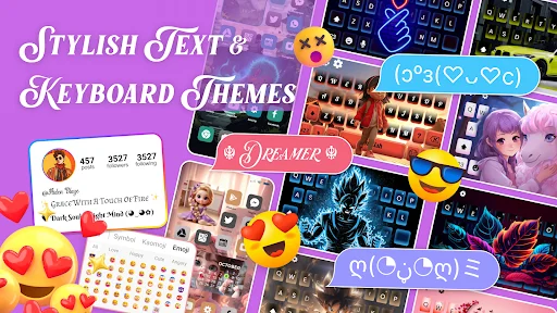 Stylish Text & Keyboard Themes ডাউনলোড করুন – স্টাইলিশ ফন্ট ও থিম - Screenshot 25