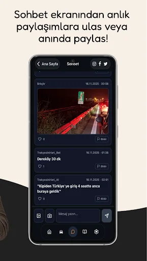 Trakyasınırları-Sınır Kapıları ডাউনলোড করুন – লাইভ ট্রাফিক আপডেট - Screenshot 3