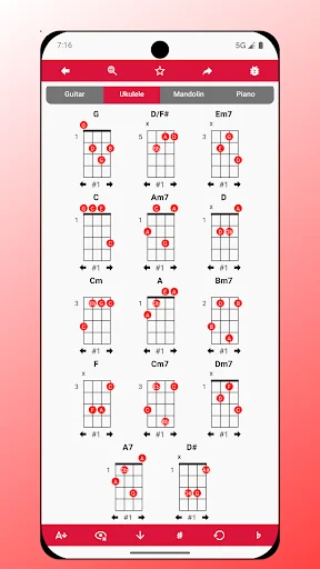 Music Book (Guitar Chords) ডাউনলোড করুন – অফলাইন কর্ড অ্যাপ - Screenshot 5