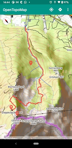 OpenTopoMap Viewer ডাউনলোড করুন – সেরা টপোগ্রাফিক ম্যাপ অ্যাপ - Screenshot 1