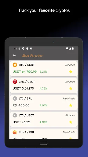 Cryptocoin Alerts ডাউনলোড করুন – ক্রিপ্টোকারেন্সি প্রাইস অ্যালার্ট - Screenshot 10