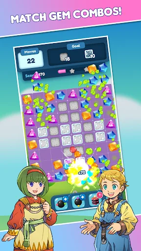 Gems Blast – Match Puzzle ডাউনলোড করুন – সেরা পাজল গেম - Screenshot 15