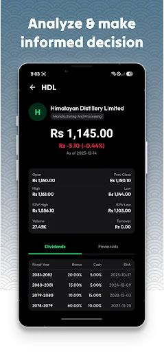 NEPSE Tracker ডাউনলোড করুন – শেয়ার মার্কেট ও IPO আপডেট - Screenshot 16