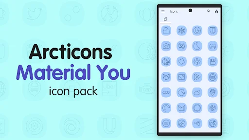 Arcticons Material You Icons ডাউনলোড করুন – সেরা আইকন প্যাক - Screenshot 5