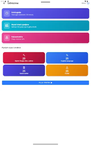 Semi + Matura Kosovë ডাউনলোড করুন – সেরা প্রস্তুতি অ্যাপ - Screenshot 10