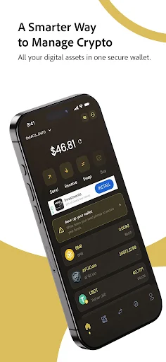 AFGCoin Wallet ডাউনলোড করুন – নিরাপদ এবং দ্রুত ক্রিপ্টো লেনদেন - Screenshot 1