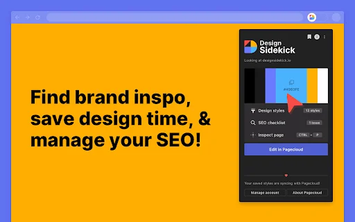 Design Sidekick ডাউনলোড করুন – সেরা ওয়েব ডিজাইন ও এসইও টুল - Screenshot 1