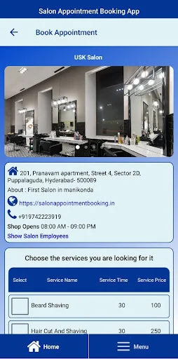 Salon Slot Booking অ্যাপ ডাউনলোড করুন – সেরা সেলুন অ্যাপয়েন্টমেন্ট সেবা - Screenshot 5