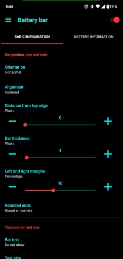 Battery Bar ডাউনলোড করুন – স্মার্টফোন ব্যাটারি মনিটরিং টুলস - Screenshot 7